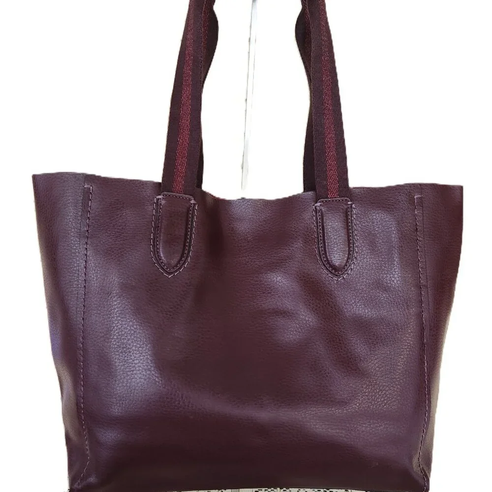 New Coach Derby Rasberry Leather Shoulder Bag Tote Purse